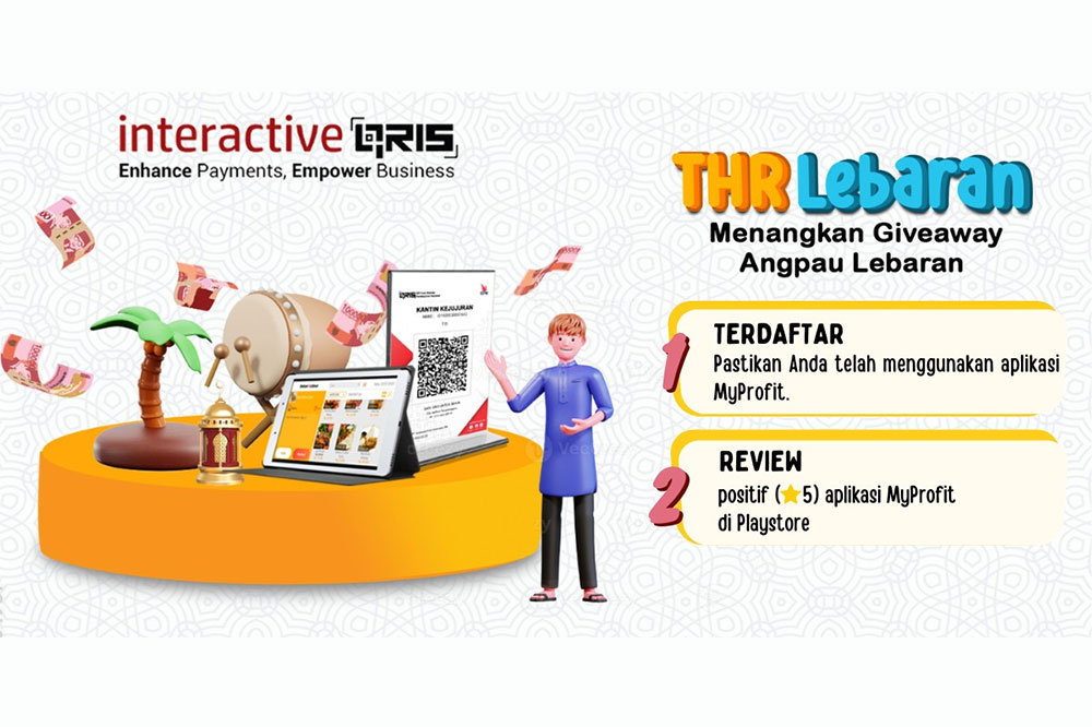 Pemenang Giveaway THR InterActive QRIS, QRIS, Daftar QRIS